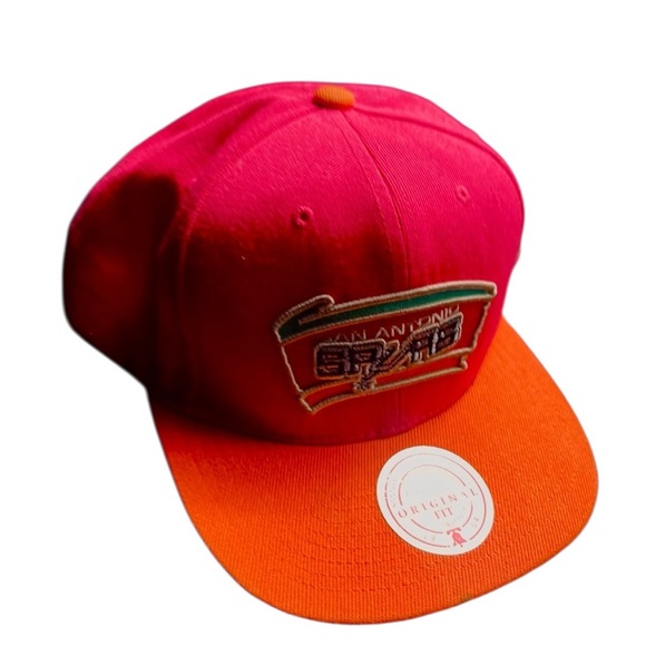 San Antonio Spurs Pink and Orange Starburt limited edition Cap - Picture 4 of 6